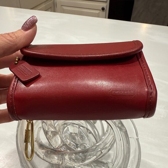 Vintage Coach Red Multifunction Purse Wallet 7219 - Picture 3 of 13